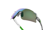 Спортивные очки с диоптриями HILX Savage 2.0 Shiny Crystal Grey Green / Green Mirror Lens