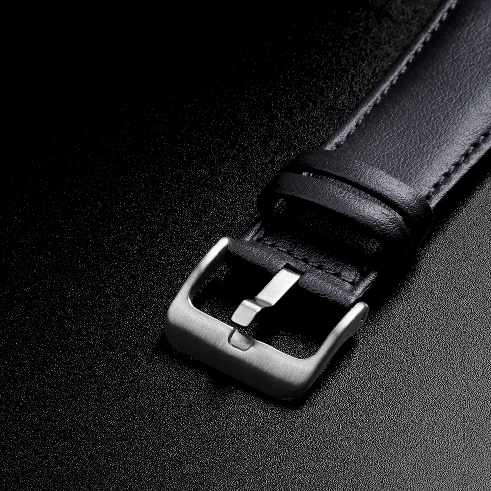 Ремешок из кожи синего цвета от Dux Ducis для смарт часов Apple Watch 38, 40, 41, 42мм, серия YS Series