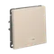 Выключатель кнопочный одноклавишный с подсветкой Systeme Electric ArtGallery Песочный GAL001216