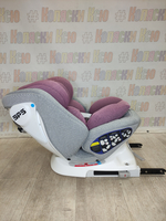 Автокресло детское Rant Nitro Isofix группа 0/1/2/3 (0-36) Grey/Pink