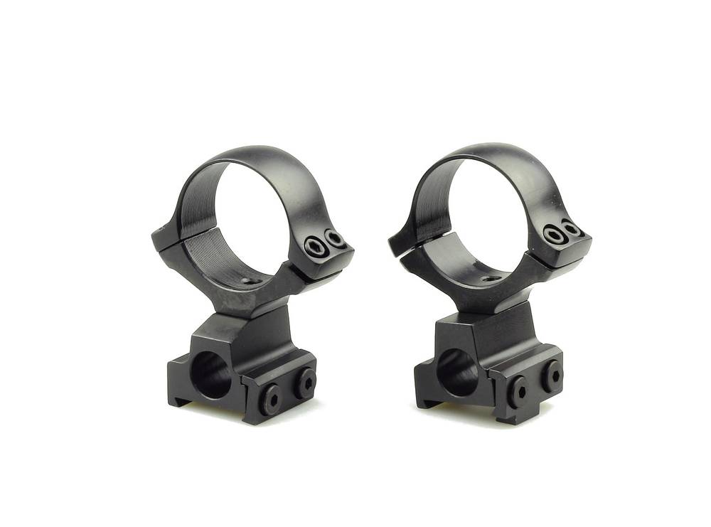 Кольца раздельные KOZAP CZ550/557 Classic D30мм с окном визира BH14.8 (No.12*) низкие