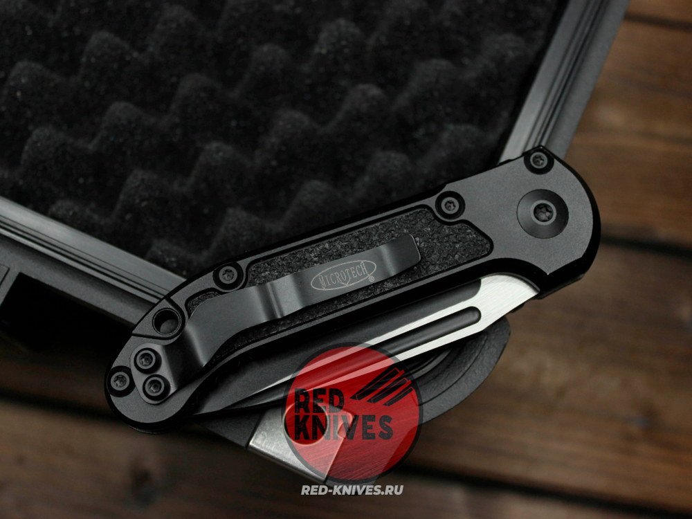 Нож Microtech LUDT Gen III Standard S/E Black - клинок черный, черная рукоять
