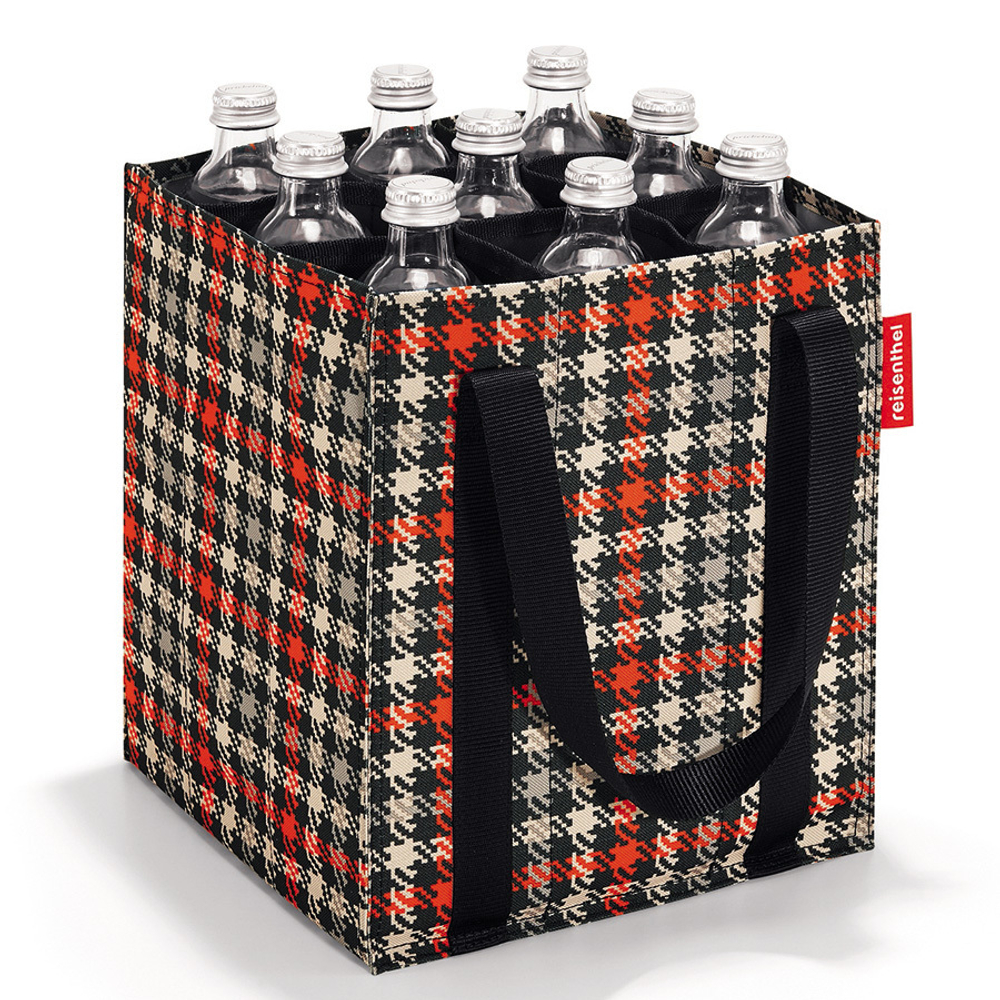 Сумка-органайзер для бутылок bottlebag glencheck red