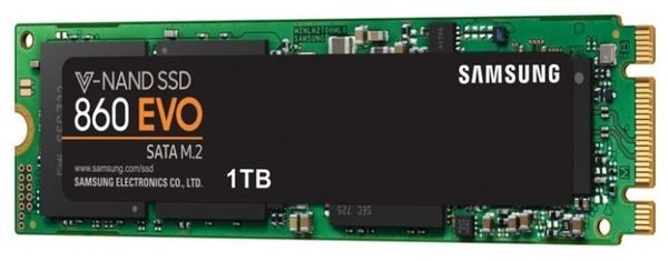 SSD диск Samsung 860 EVO M.2 1000GB (1TB) MZ-N6E1T0BW