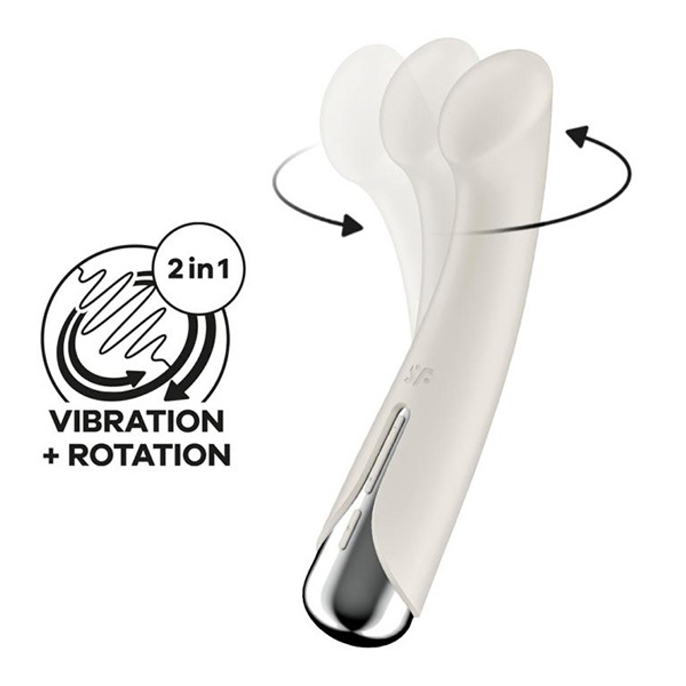 Телесный вибратор для G-точки 17см Satisfyer Spinning G-Spot 1
