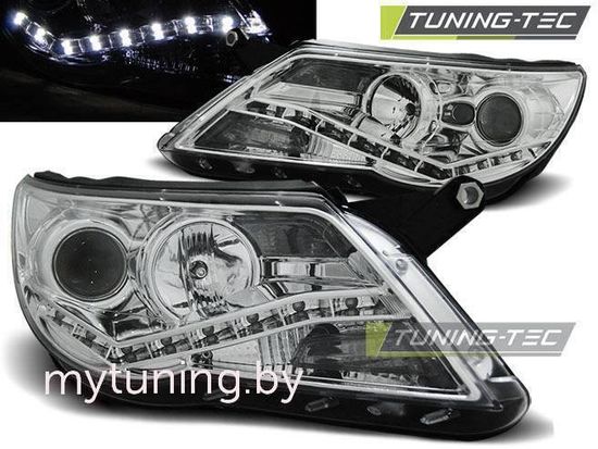Передние фары VW Tiguan daylight chrome