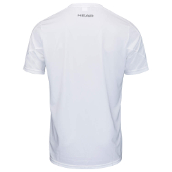 Футболка для мальчика теннисная Head Boys Club 22 Tech T-Shirt - белый