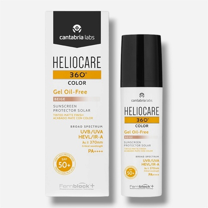 HELIOCARE 360 ТОНАЛЬНЫЙ СОЛНЦЕЗАЩИТНЫЙ ГЕЛЬ С SPF 50+ (Бежевый) 50 мл Color Gel Oil-Free Beige Sunscreen SPF 50+