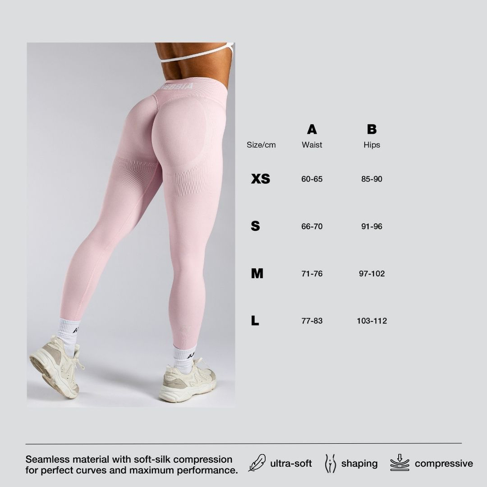 Леггинсы High-Waist Push-Up Leggings POWER 888 Розовые