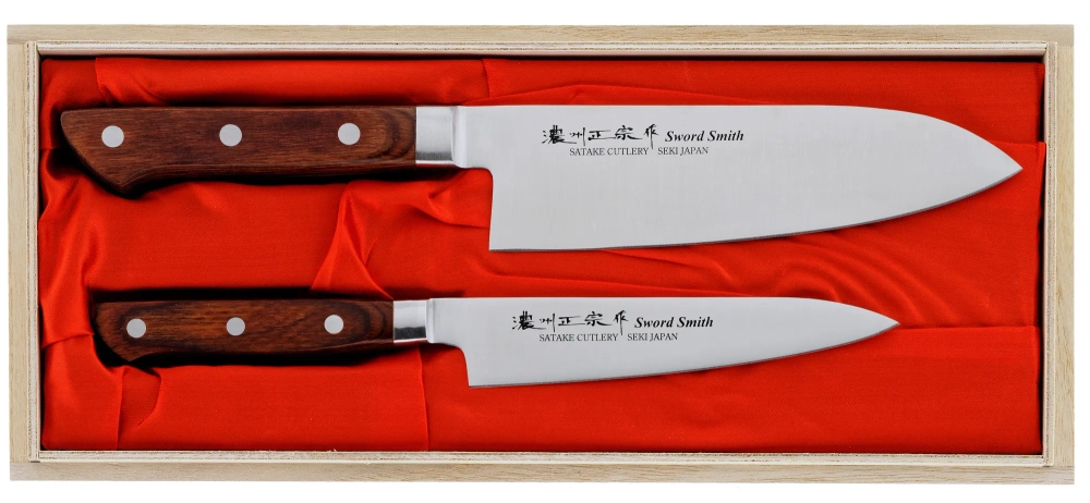Satake Набор из 2 ножей Kotori Santoku + универсальный нож EAN 4956617600293