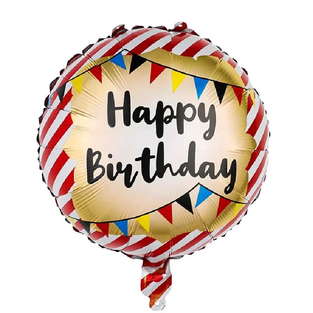 Шар круг Happy Birthday Шар круг Happy Birthday