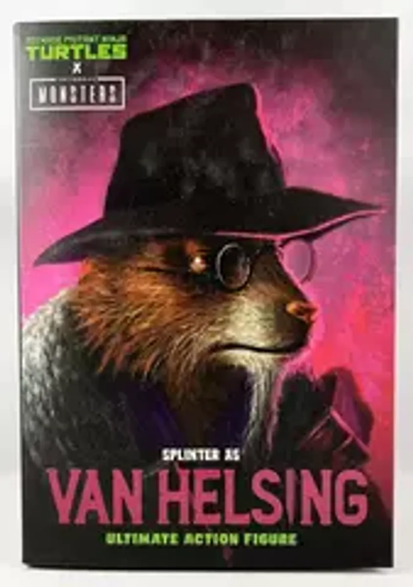 Фигурка NECA Universal Monsters x Teenage Mutant Ninja Turtles: Ultimate Splinter as Van Helsing
