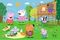 Puzzle - "24 Maxi" - Fun in the grass / Peppa Pig