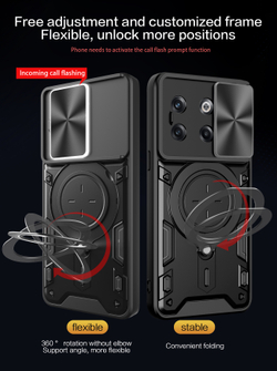 Чехол с кольцом Big Ring Case для OnePlus Ace Pro