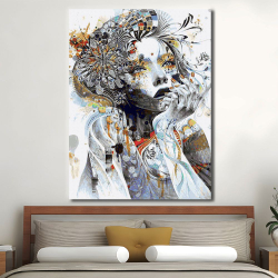 "Королева бабочек", 40 см х 40 см