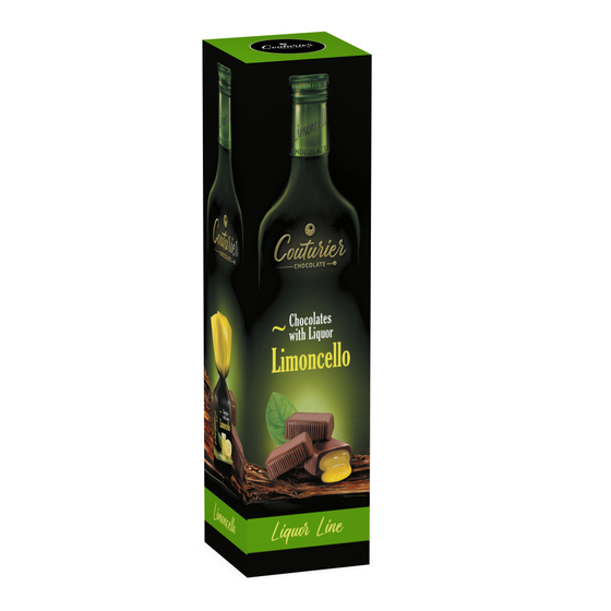 Набор конфет LIQUOR LINE /"Ликерная линия" Шоколадные конфеты со вкусом "Лимончелло" 105 гр*16 шт