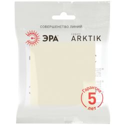 Выключатель ЭРА Arktik 16-1101-02 10АХ-250В слоновая кость | Эра Arktik