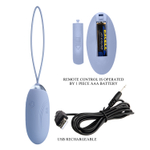 Виброяйцо с пультом BI-014362W-LED