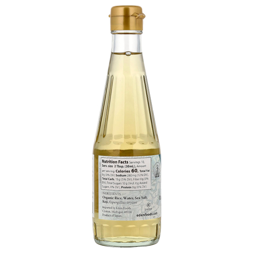 Eden Foods, Мирин, рисовое кулинарное вино, 10,5 жидких унций (300 мл)