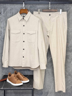 Льняной костюм Zegna
