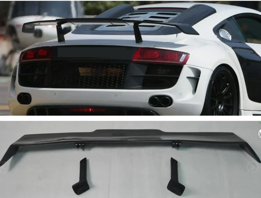 Карбоновый спойлер в стиле GT для AUDI R8 TYPE 42 2007 - 2015 Ауди обвес