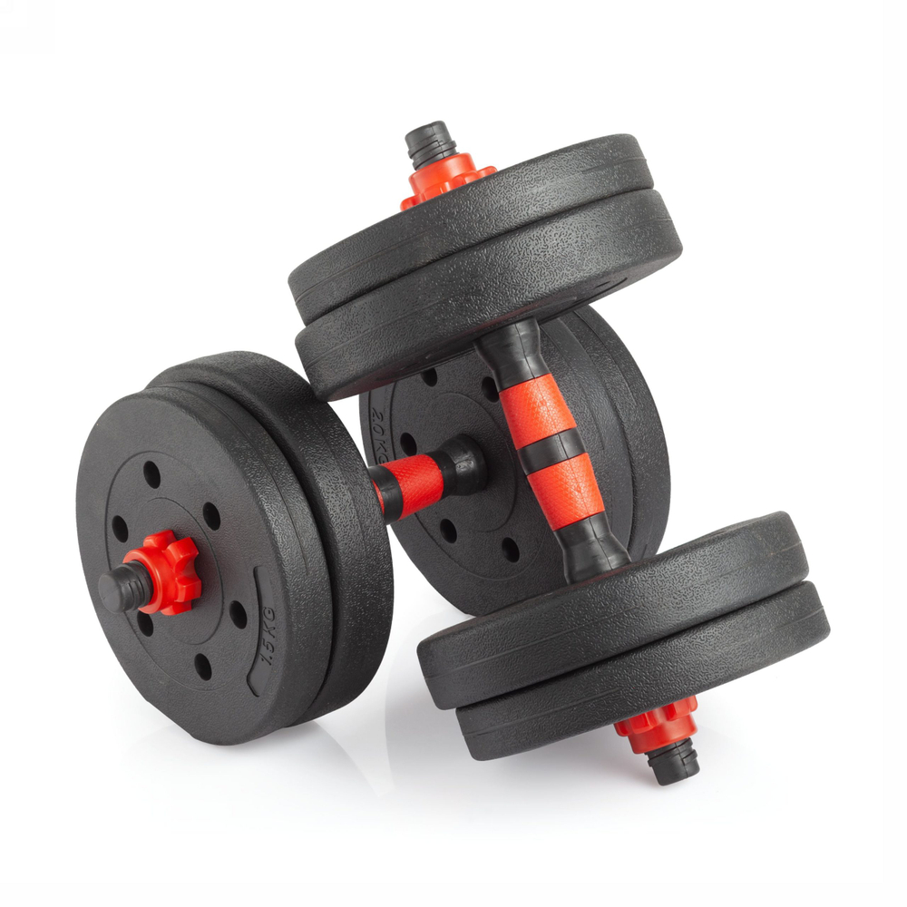 Гантели разборные с грифом, 10 кг. (2 шт. х 5 кг.) VictoryFit VF-DС100