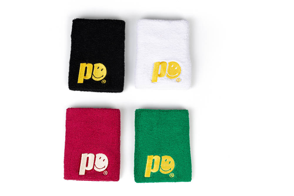Теннисные напульсники PRINCE X SMILEY WRISTBANDS BK L