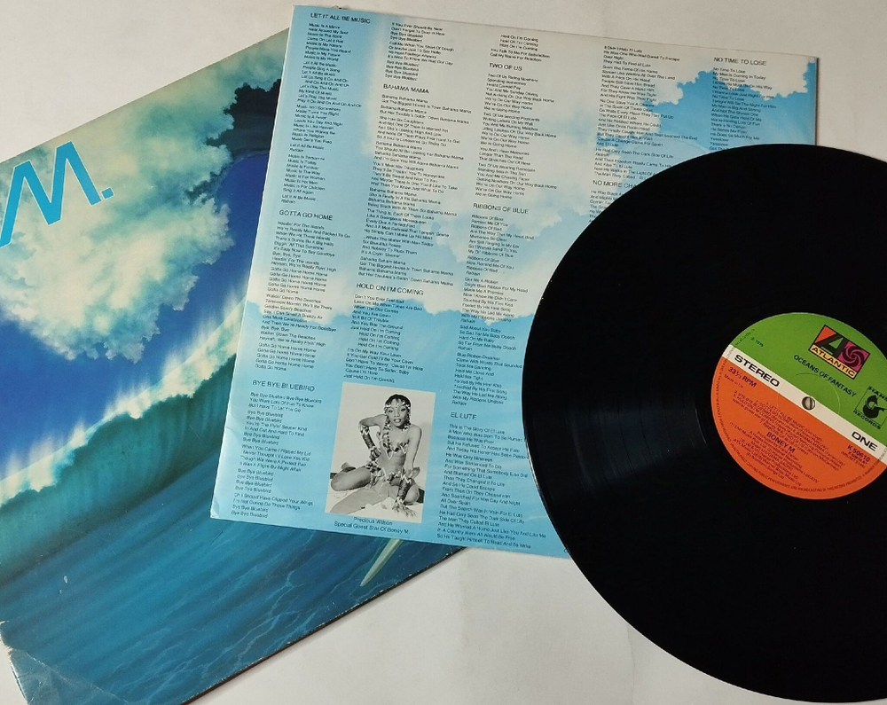 Винтажная виниловая пластинка LP Boney M. Oceans Of Fantasy (UK 1979) Bye Bye Bluebird