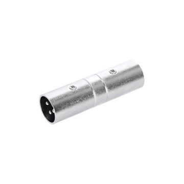 Adam Hall K4AXM3XM3 - адаптер XLR (M) - XLR (M), серебристый
