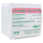 Игла инъекционная SFM 1,2х40 мм 18G 100 шт