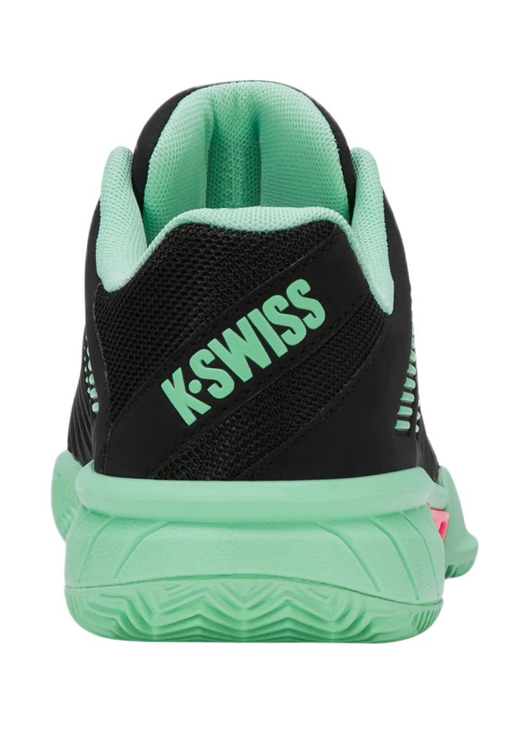 Женские теннисные кроссовки K-Swiss Express Light 3 Clay - black/neon mint/neon pastel pink