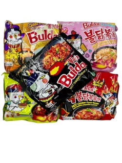Корейская лапша Самянг Buldak сет из пяти видов