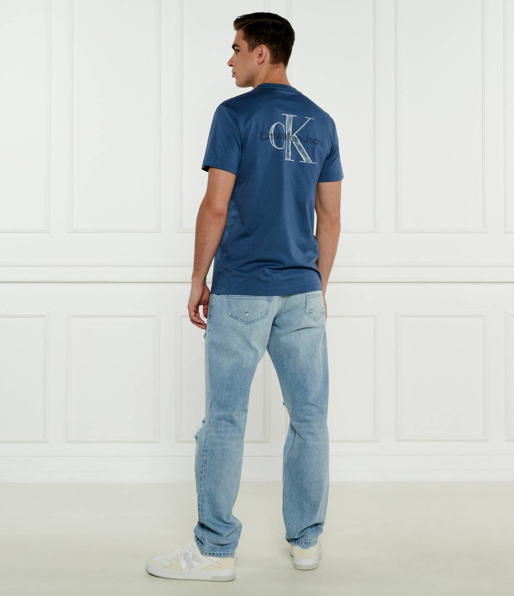 Футболка CALVIN KLEIN JEANS - голубой(J30J326866)
