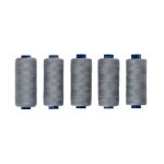 Нитки швейные бытовые Gamma 40/2, 365 м / 5 кат, №342 серый