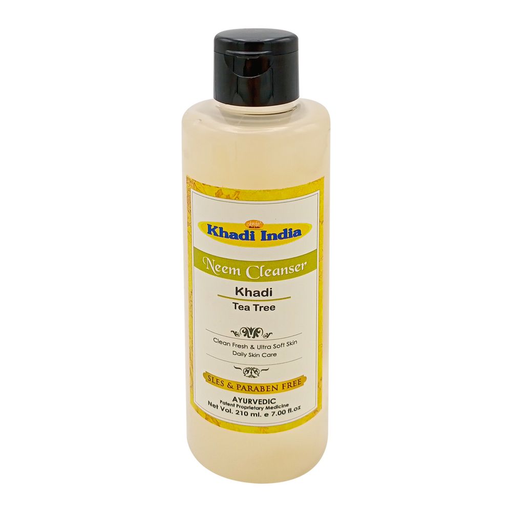 Khadi Natural гель для умывания Ним и Чайное дерево 210 мл
