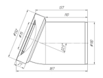Фановая труба 110*22,5 W2220