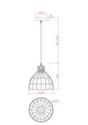 Подвесной светильник Shape FR5335PL-01B Freya
