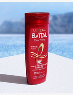 Шампунь Elseve/Elvital Color Vive для защиты цвета с УФ-фильтром и витамином С, 250 мл (Франция)