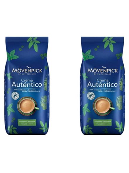Кофе в зернах Movenpick El Autentico 1000 г, 2 шт
