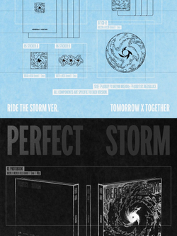 (ПРЕДЗАКАЗ) Альбом TXT - PERFECT STORM 9th Mini Album 3 Version SET