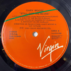 Винтажная виниловая пластинка LP Gary Moore Still Got The Blues (Spain 1990)