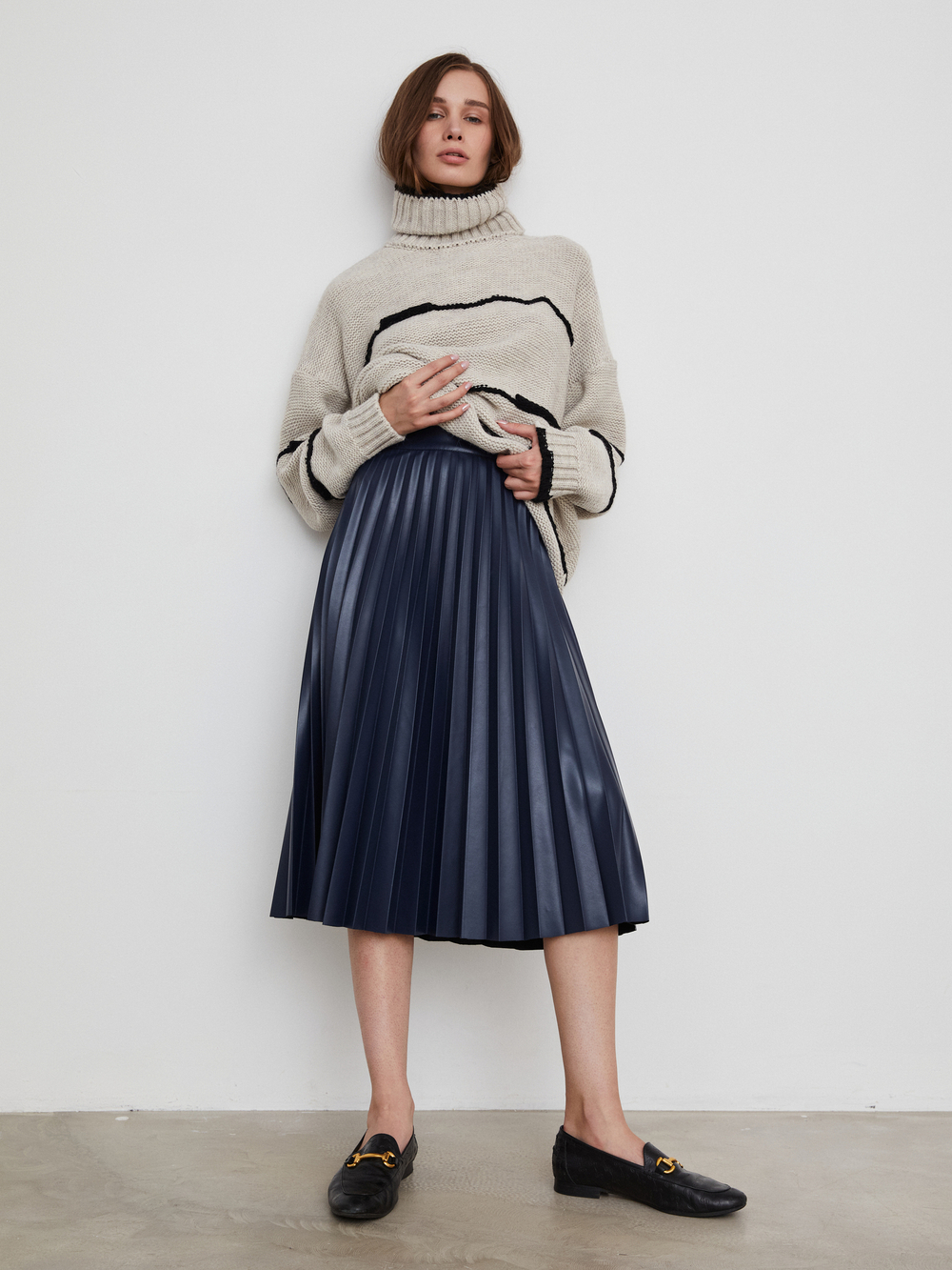 Юбка Pleatst Blue