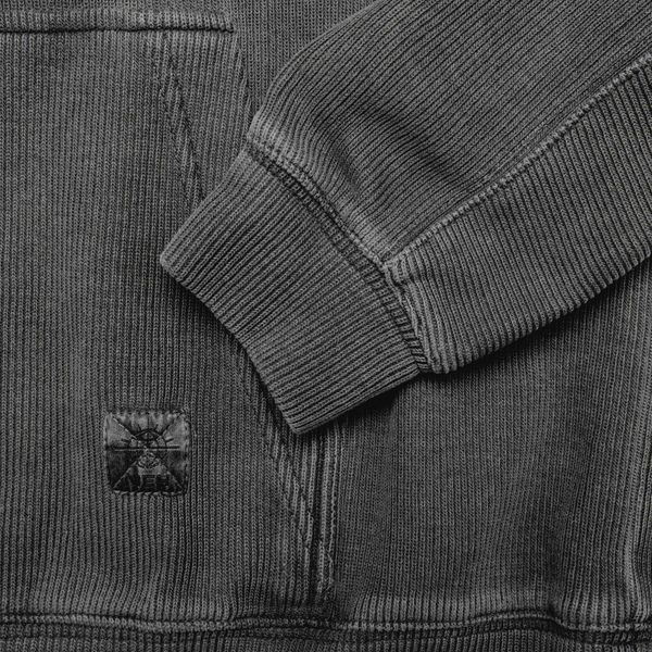Толстовка FW Hafl-Zip Dyed Grey - фото 3