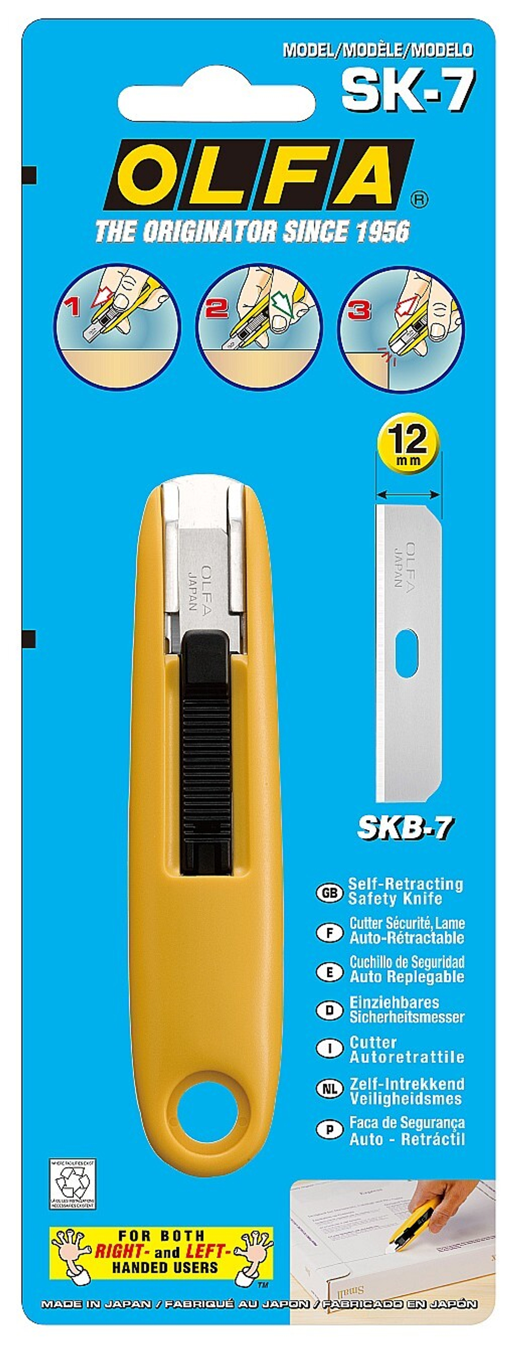 OLFA Hobby Craft Models, 17.5 мм, безопасный нож (OL-SK-7)
