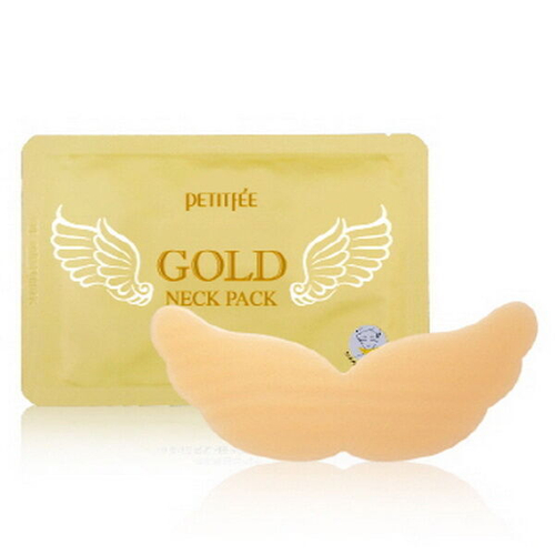 Маска-патч для области шеи и зоны декольте Petitfee Gold Neck Pack, 1патч (10г)