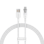 USB-A - USB-C Кабель Baseus Explorer STC Charging+Data 100W 1m - White