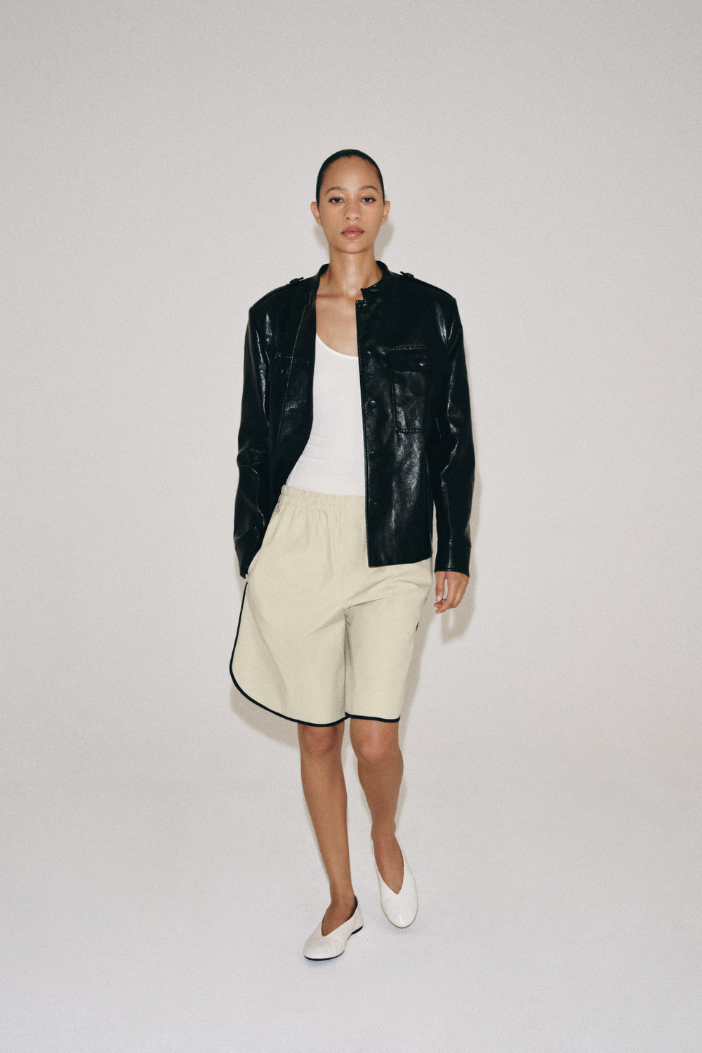 КУРТКА ИЗ ИСКУССТВЕННОЙ КОЖИ — ZW COLLECTION — ZARA