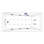 Акриловая ванна Excellent Palace Ultra 180x80 WAEX.PAL18.ULTRA