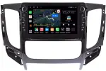 Магнитола для Mitsubishi L200 5 2015-2019 (климат), Pajero Sport 3 2016-2023 (МКПП), FIAT Fullback - Canbox 9-637 Android 10, Быстрая, CarPlay, 4G SIM-слот