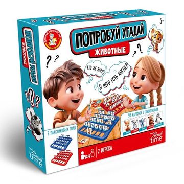 Игра настольная "Попробуй угадай. Животные" Актив тайм